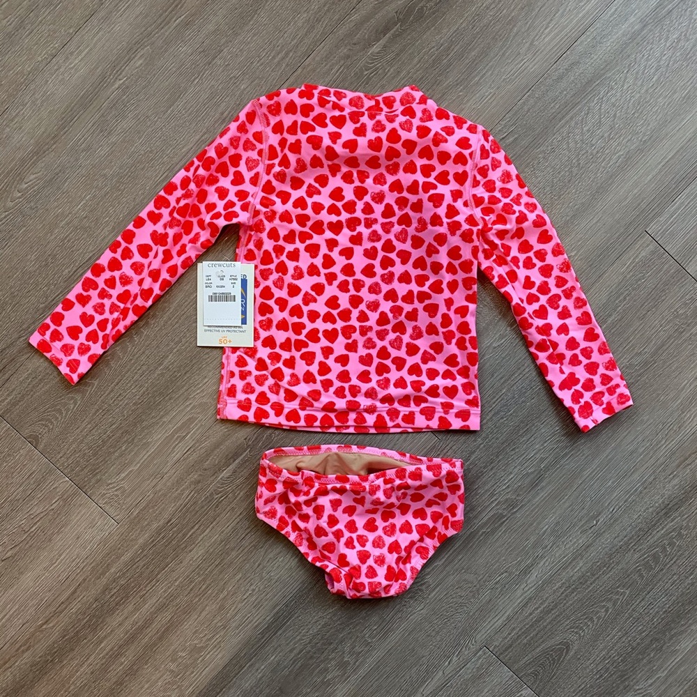 *NEW* J. Crew two piece girl’s swimsuit size 2 - Picture 3 of 6